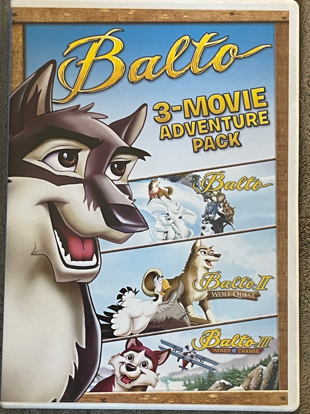 Balto 3-Movie Adventure Pack DVD 2-Disc Collection Universal
